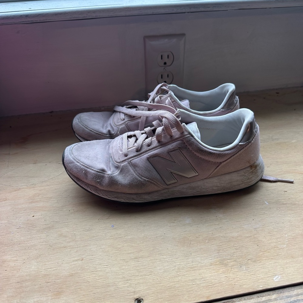 New Balance Light Pink Athletic Shoes